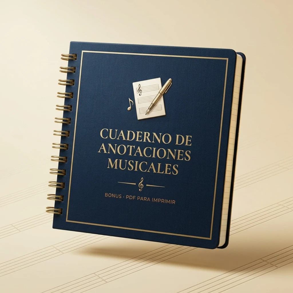 Cuaderno de Anotaciones Musicales (PDF imprimible)